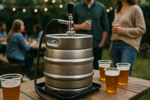 Keg setup at a party