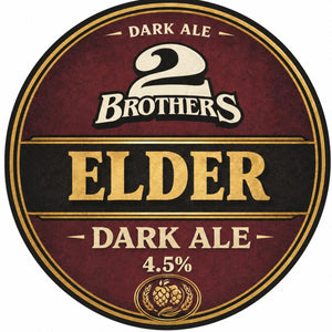 ELDER DARK ALE 20L - 2 Brothers Brewery 4.5% ABV